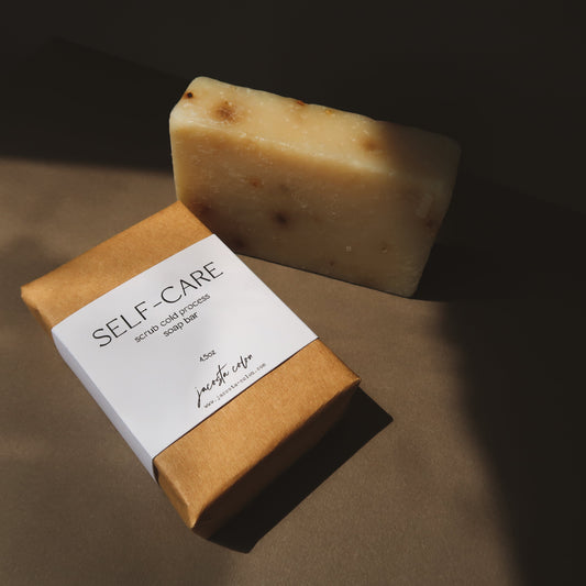 Relax and Refresh with our scrub cold process soap bars. Our unique bars are designed to gently cleanse, moisturize and exfoliate. The scents of grapefruit, tea tree are soothing and calm, perfect for a self-care bath. #soapbars #spasoaps #bathsoap #selfcaresoap #bathingsoap #bathroomsoap #giftideasforher #selfcareproducts #holidaygiftforher #holidaygiftforhim #holidaygiftforthem #selfcaregifts